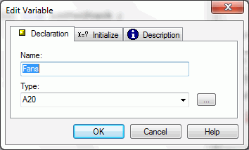 Maintain Edit Variable DB