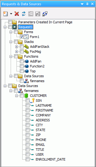 Maintain Requests & Data Sources