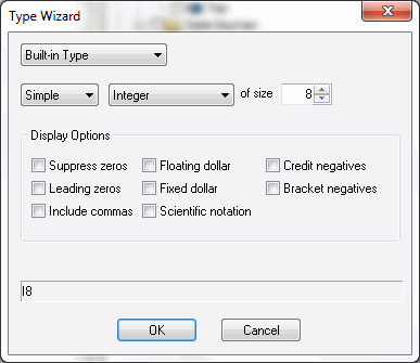 Maintain Type Wizard