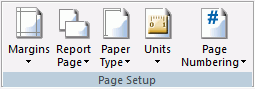 Page Setup group