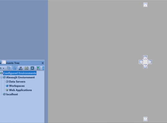 Dock panels around the canvas using handles