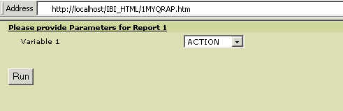 Web browser drop-down arrow