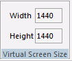 Virtual Screen Size group
