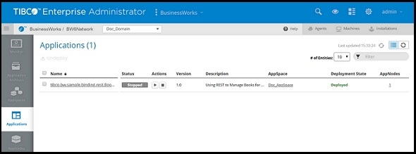 Stopping an Application