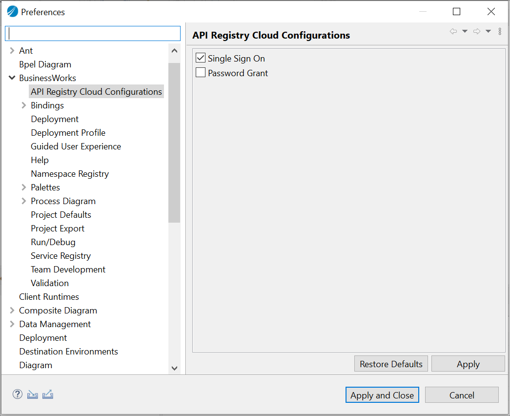 Connecting to TIBCO Cloud