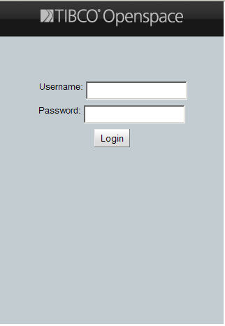 The login dialog contains two boxes for username and password.