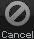 The cancel icon is a circle with a diagonal line through it.