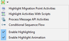 Highlight menu