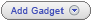The Add Gadget button is a white box with text in blue