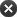 The icon is a white cross in a grey circle