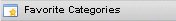 The button has a dialog with a gold star at the far left. Favorite categories is in black text