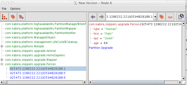 New version - node A