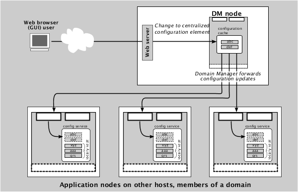 Domain manager configuration cache