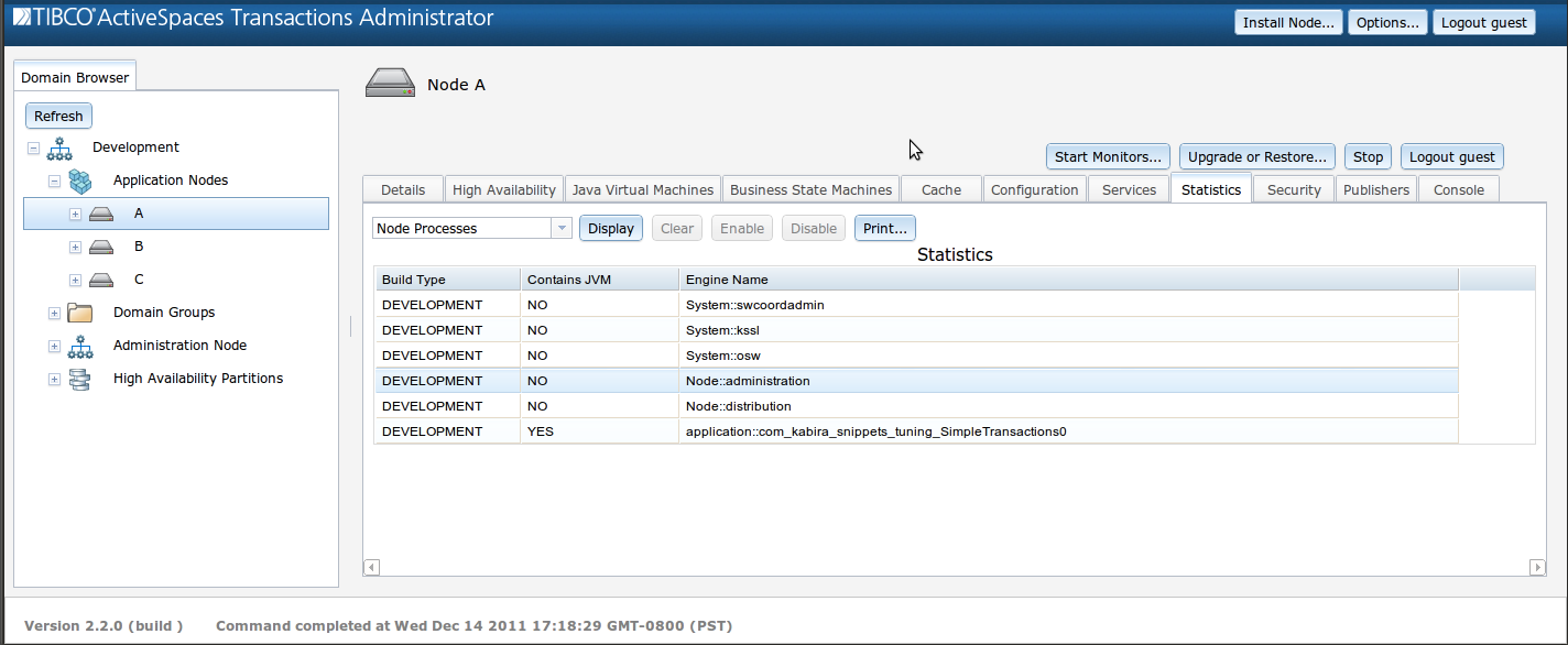 Node Processes Report