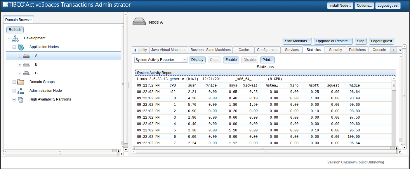 System Activity Report