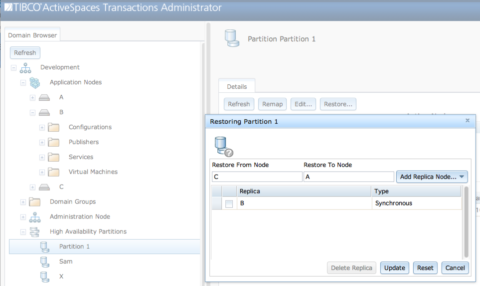 Restoring a partition