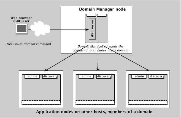Management architecture with Domain Manager