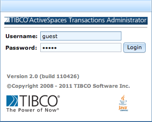 Manager login screen