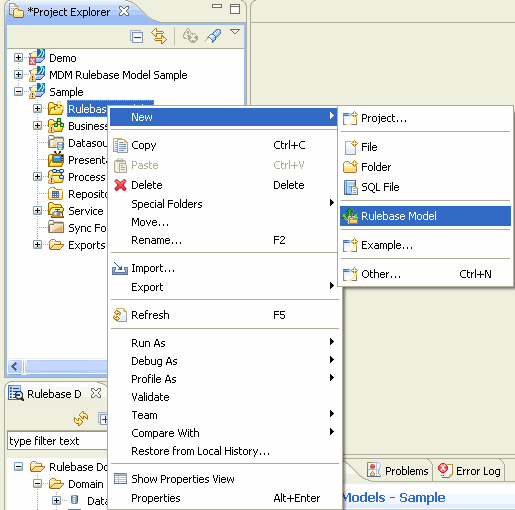 Creating Rulebase Model