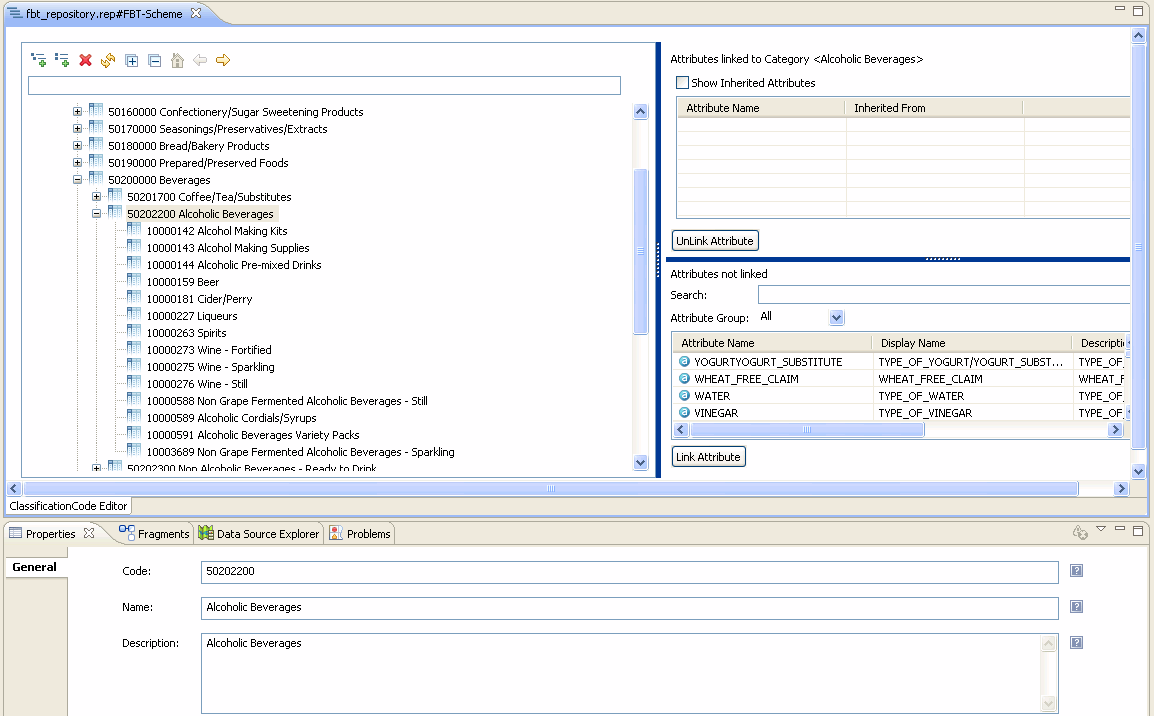 Creating Classification Code Hierarchy