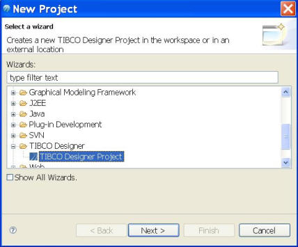 Working with TIBCO Designer Projects