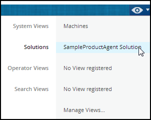 Solutions Menu