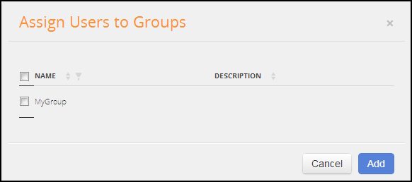 Assigning Users to a Group