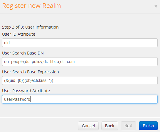 Adding Realm: User Information