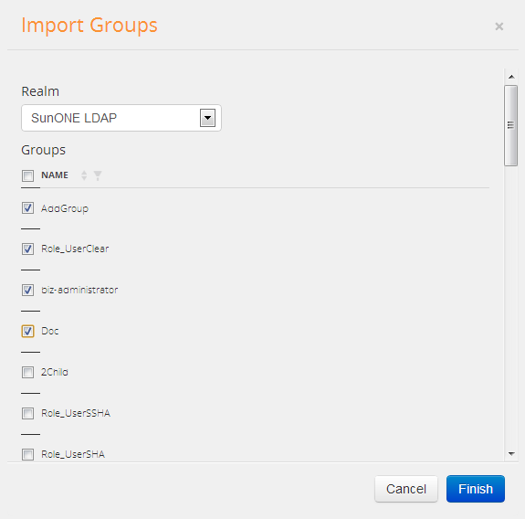 Import Groups