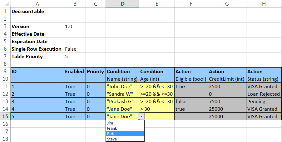 Excel to json addin