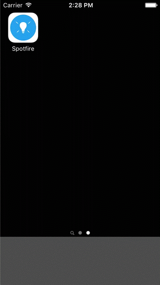 animated illustration demonstrating 3-D tap