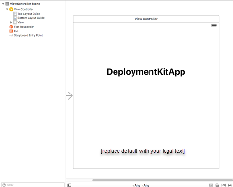 View Controller for Launch screen