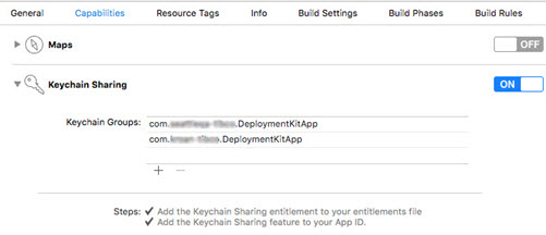 Keychain Sharing