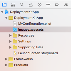 Images.xcassets in the DeploymentKitApp