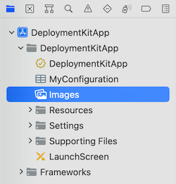 Images.xcassets in the DeploymentKitApp
