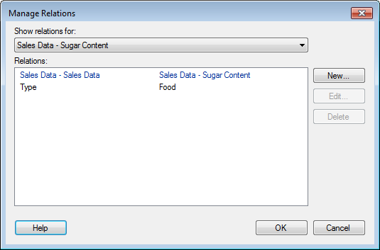 Details on Manage Relations