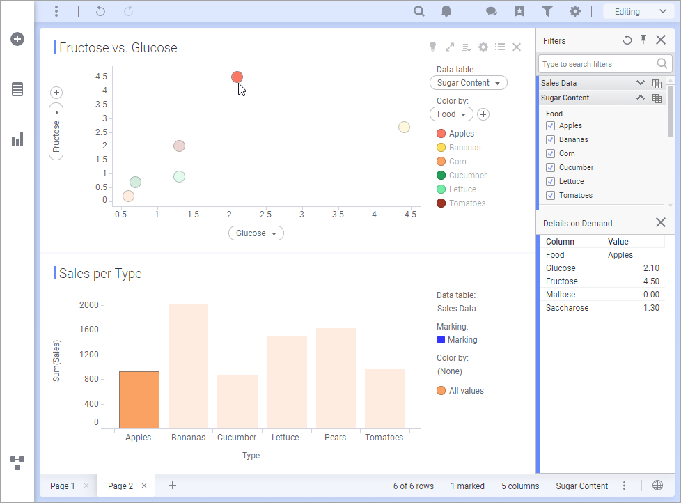 Multiple Related Data Tables