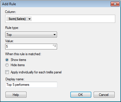 Details on Add/Edit Rule
