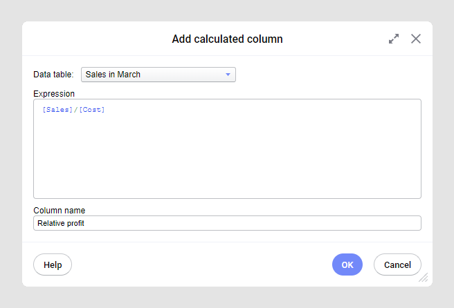 Making your own calculations
