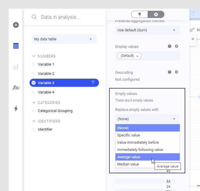 Replacing empty values in a column