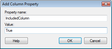 Property Add Us Example Details on Add/Edit Column Property
