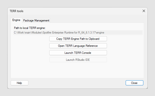 Terr Scripts TERR tools – Engine