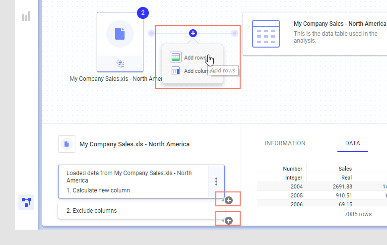 Adding rows to a data table