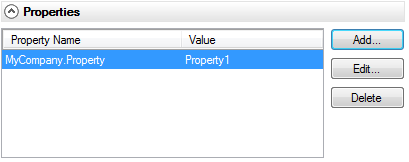 screen capture of the column element properties dialog