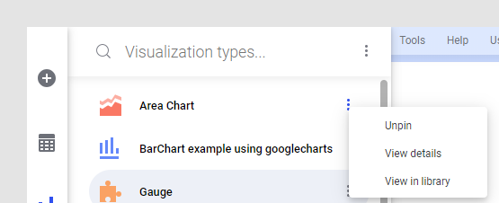 Saving a visualization mod to the library