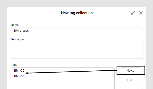 Using tags - example