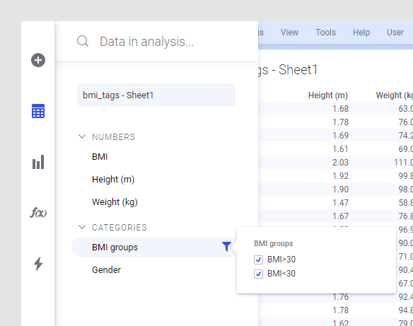 Data Tag Examples Using tags - example