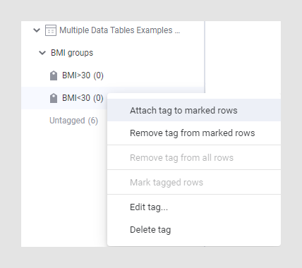 Data Tag Examples Using tags - example