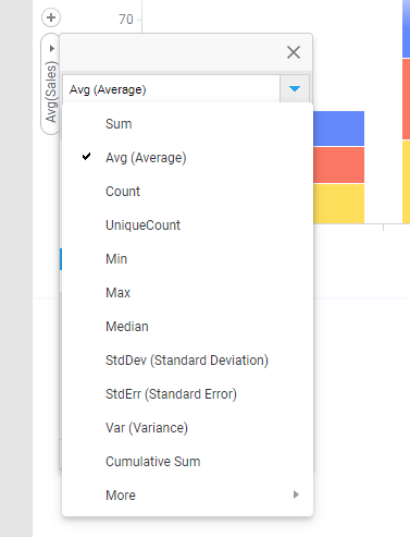 Auswählen der Aggregation