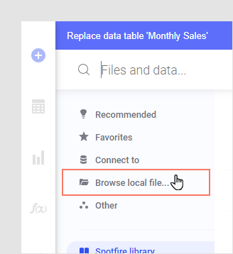 Select source.